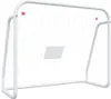 vidaXL Fotbalová branka se sítí bílá 125x96x60 cm Ocel a Náhled obrázku produktu 1