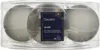 Weihnachtskugeln Glas 8cm 4 Stück - Zart Grau transparent Produktbild-Vorschau 2