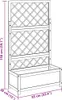 vidaXL Zvýšená postel s mříží 85x38x150 cm Masivní dřevo Náhled obrázku produktu 7