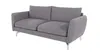S-STYLE MÖBEL - Modernes Sofa 3-Sitzer Frema mit Silber Produktbild-Vorschau 2