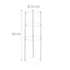 Relaxdays Rankhilfe 4er Set, Metall & Kunststoff, 60 cm Produktbild-Vorschau 4