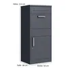 DEGAMO Paketbox Paketkasten Briefkasten BREMEN 50x38x112cm, Produktbild-Vorschau 10