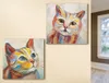 Gilde Bild, quadratisch, "Katzen", Katzenmotiv, Produktbild-Vorschau 1