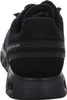 The back view of a black sneaker. Produktbild-Vorschau