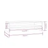 vidaXL Support d'écran 50x24x13 cm pin massif Voir les images du produit 8