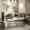 Runder Couchtisch CIRI 2in1 Gold Matt, Gold Matt / Weiß Produktbild-Vorschau 3