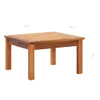 vidaXL Tavolino da giardino 60x60x36 cm in legno massiccio Anteprima dell’immagine prodotto 7