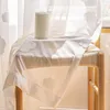 2 Stück Voile Spitze Vorhang,Weiß Produktbild-Vorschau 6