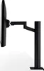 A side view of a black monitor stand with a monitor attached. Produktbild-Vorschau