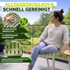Lot de 6 chaises de jardin tillvex® empilables et Voir les images du produit 5