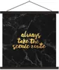 MuchoWow® Textilposter Zitat - Sprichwörter - Gold - Marmor Produktbild-Vorschau 1