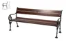 Parkbank Gartenbank Gusseisen Holz Palisander Gestell Produktbild-Vorschau 5