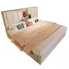 Lit rembourré 140 x 190 cm avec rangement et tête de lit à Voir les images du produit 7