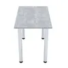 AKKE Beton Küchentisch mit chrom beine LxBxH: 100x50x74 cm Produktbild-Vorschau 4