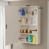 Weißer Hängeschrank für das Badezimmer mit Regalböden, Produktbild-Vorschau 6