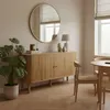 Credenza rettangolare scandinava a 2 ante L140 cm in legno Anteprima dell’immagine prodotto 3