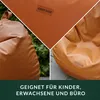 Green Bean® Sitzsack aus Kunstleder mit EPS Perlen Füllung Produktbild-Vorschau 3