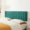 Čelná doska "Tervo" čalúnený panel 140 x 50 cm zamatovo Náhľad obrázku produktu 1