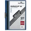 Durable Duraclip 60 - Blau - Transparent - PVC - 60 Blätter Produktbild-Vorschau 1