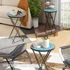 Outsunny Beistelltisch klappbar Gartentisch mit Produktbild-Vorschau 7