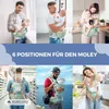 Mobiclinic Kids, Marsupio, 6 in 1, Moley, Multiposizione, Anteprima dell’immagine prodotto 4