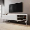 okwish TV-Schrank mit zwei Schubladen, Fernsehtisch TV Produktbild-Vorschau 2