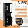 COSTWAY 170 cm hoge kast voor de badkamer, badkamerkast met Productafbeelding-voorbeeld 3