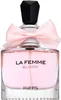 A perfume bottle with a pink bow. Náhľad obrázku produktu
