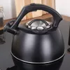 Černá konvice s automatickou píšťalkou a teploměrem Náhled obrázku produktu 2