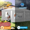 Garten Pavillon zwei mit Spiralschläuchen mit Seitenteilen Produktbild-Vorschau 6
