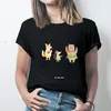 Mr. & Mrs. Panda Größe L T-Shirt Waldtiere Aloha - Schwarz Produktbild-Vorschau 3