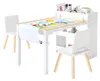 VEVOR Kinder Tisch- und Stuhlset, Holz-Aktivitätstisch mit Produktbild-Vorschau 1