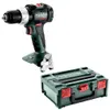 A cordless drill and its storage case are shown against a white background. Produktbild-Vorschau