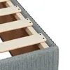 Boxspringbett mit Matratze Hellgrau 90x200 cm Stoff Produktbild-Vorschau 11