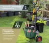 Westmann Metall Tuinwagen, universeel, zwart/groen, Productafbeelding-voorbeeld 3