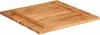 A close-up, angled view of a square wooden tabletop. Produktbild-Vorschau