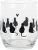 Clayre & Eef Wasserglas 300 ml Transparant Glas Katzen Produktbild-Vorschau 1
