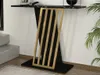 GORO konzolový stolík, čierny mramor / zlatá Náhľad obrázku produktu 7