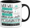 Posaunistin Tasse Geschenk Spruch Wer Will Schon Prinzessin Produktbild-Vorschau 1