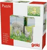 Goki Układanka Sześcienne Zwierzęta Wiejskie - Nauka Przez Podgląd zdjęcia produktu 2