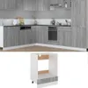 vidaXL Herdumbauschrank Lyon Grau Sonoma 60x46x81,5 cm Produktbild-Vorschau 2