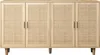 MODFU Buffet Bas 4 Portes, Bahut de Rangement pour Salon ou Voir les images du produit 8