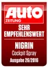 NIGRIN Cockpitspray 400 ml, Vanille-Duft Produktbild-Vorschau 5