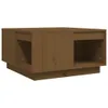vidaXL Couchtisch Honigbraun 60x61x32,5 cm Massivholz Produktbild-Vorschau 1