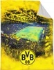 BVB-Fleecedecke mit Stadionprint 150x200cm Produktbild-Vorschau 2