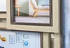 A close-up view of a multi-picture frame collage with several small framed pictures inside. Podgląd zdjęcia produktu