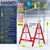 MASKO® Teleskop-Arbeitsbock Untergestell | Klappbock max. Produktbild-Vorschau 2