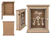 Schlüsselkasten Naturfarben Holz 6 Haken Keys Schriftzug Produktbild-Vorschau 6