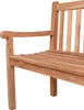 Teakholz Gartenbank Herz 120 cm Produktbild-Vorschau 8