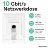 ProfiPatch Netzwerkdose Datendose Unterputz Cat.6A 500MHz Produktbild-Vorschau 2
